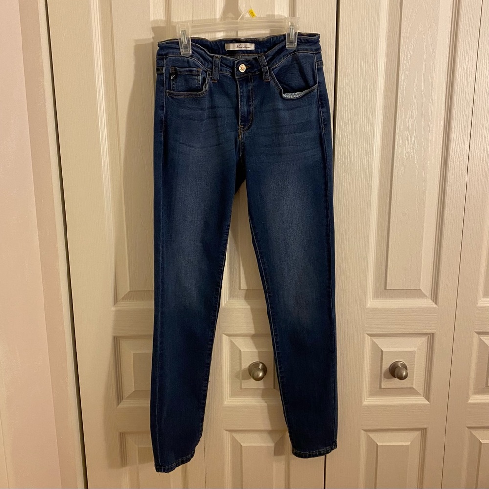 Dark Wash Denim Skinny Jeans
